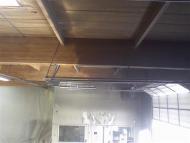 During cleaning process.